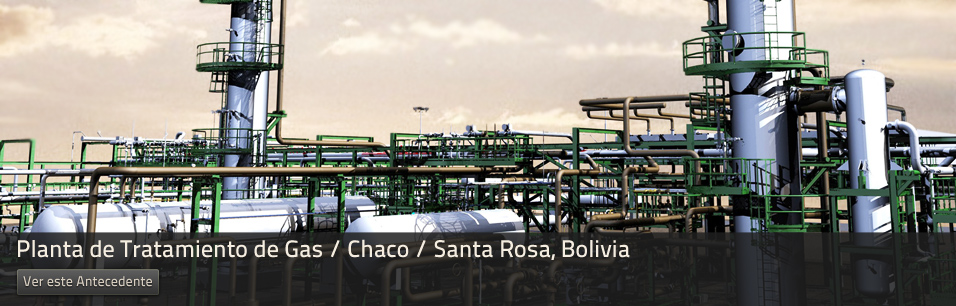 Planta de Tratamiento de Gas - Chaco - Santa Rosa, Bolivia